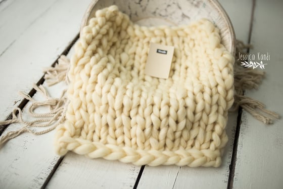 Image of Cream Squish Wool Knit layer