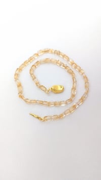 Hand-knotted Citrine Gemstone Necklace