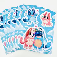 Image 1 of Bluey Sticker Sheet