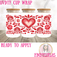 Frida x Hearts UVDTF cup wraps 