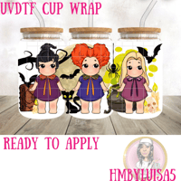 Hocus pocus x Sonny Angels UVDTF cup wrap