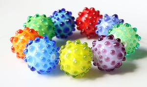 Light-Up Bouncy-Balls - 9 boisterous beads