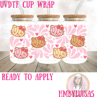 Hello Kitty x Talavera UVDTF cup wrap 