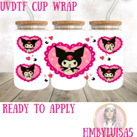 Kuromi UVDTF cup wrap 