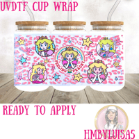 Feeling peachy UVDTF cup wrap 