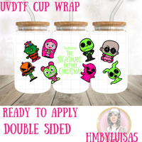 Exclusive Disney Doorables nmbc Double Sided UVDTF cup wrap 