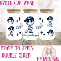 Double Sided Jack x Dodgers UVDTF cup wrap 