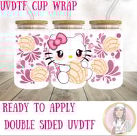 Double sided Hello Kitty Talavera UVDTF cup wrap 