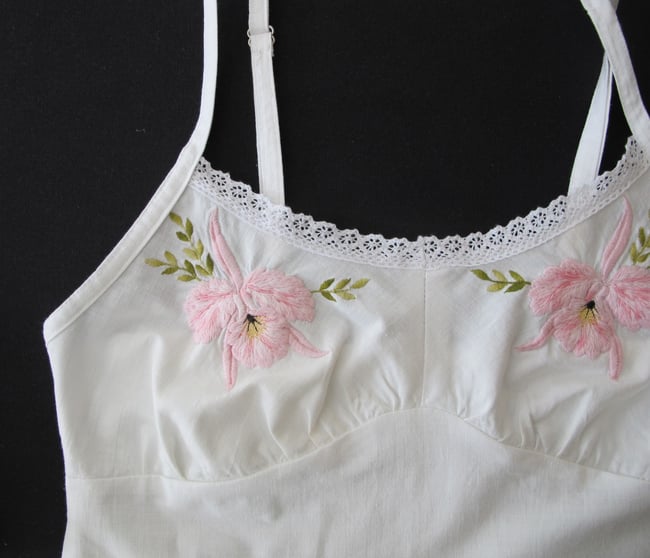 The Nena classic nightdress, special floral edition - size S