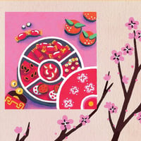 Image 2 of Lunar New Year Celebration A5 art print 