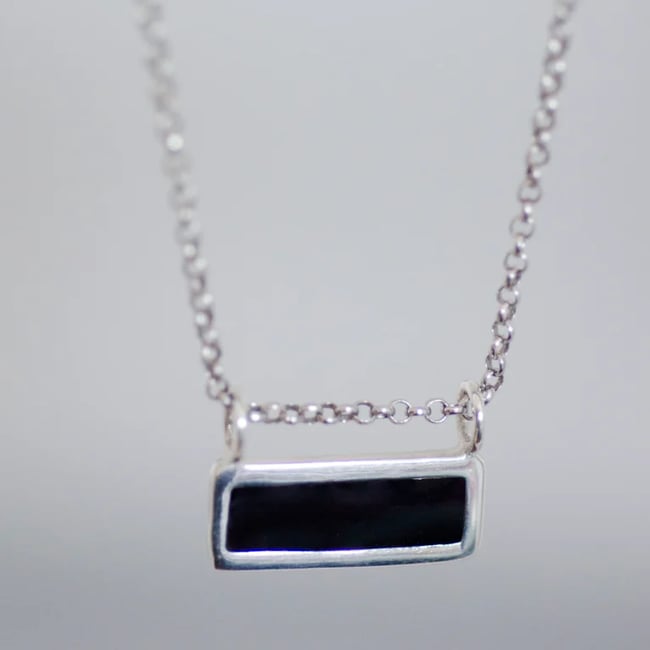 Light Thin Silver Necklace 