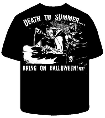 Image of  DEATH TO SUMMER - Mens shirt - XLG LAST ONE