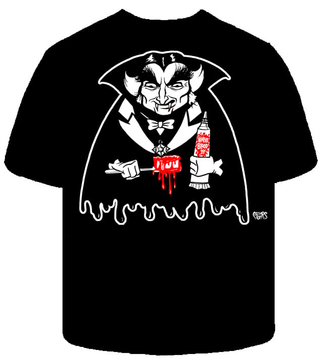 Image of VAMPIRE BLOOD - Mens shirt - few left 