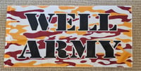 **HALF PRICE**Motherwell Well Army 1x0.5m Football/Ultras Flag. 