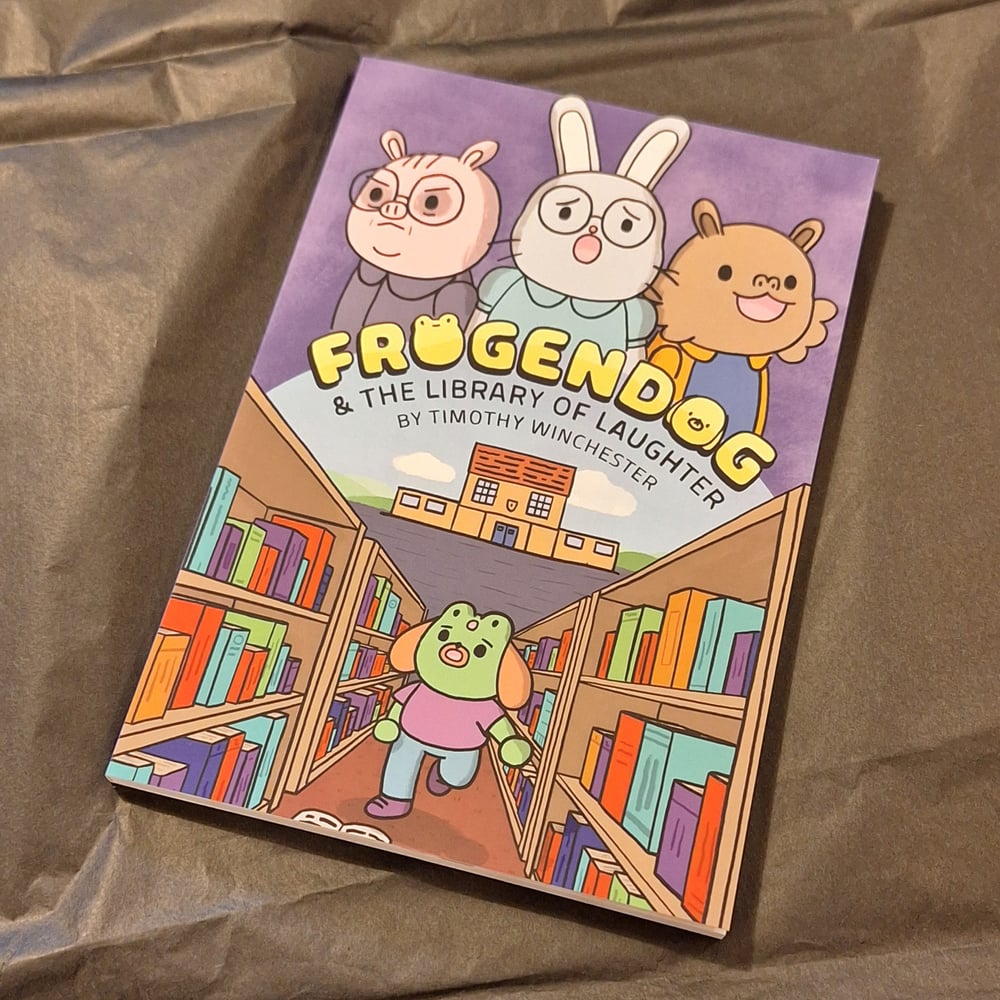 Frogendog & the Library of Laughter