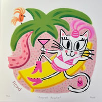 Image 1 of 'Pussycat's paradise' Fine art print