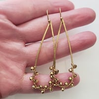 Image 4 of Brass Wire Wrapped Earrings