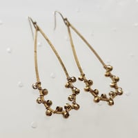 Image 5 of Brass Wire Wrapped Earrings