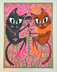 Image 1 of 'Pussycats' playtime' Fine art print