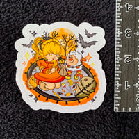 Image 2 of Rainbow Bright x Halloween Vinyl Sticker 