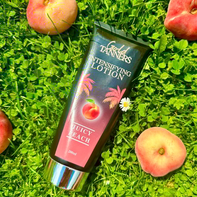 Juicy Peach intensifying Sunbed cream