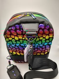 Image 2 of Shiny rainbow sling pack