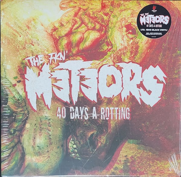 METEORS - 40 DAYS A ROTTING (LP) BLACK