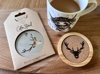 Stag Cork Coaster