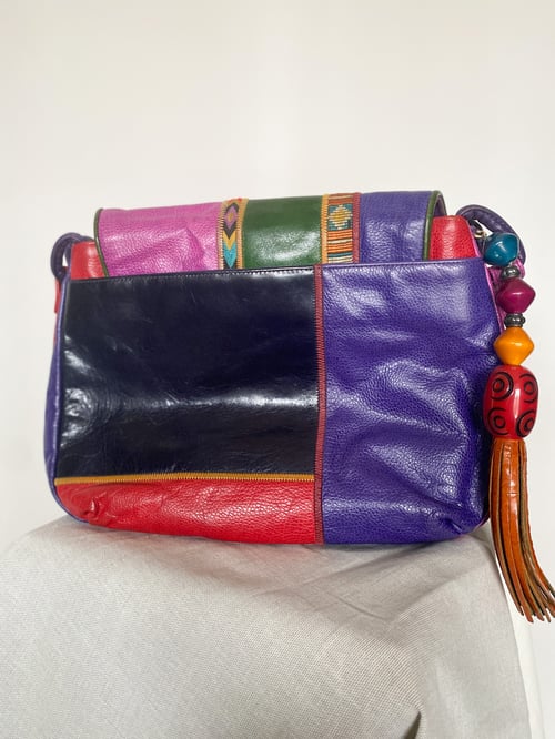 Image of Vintage Sharif Rare Energy Crossbody Leather Purse