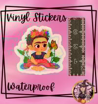 Image 1 of Frida “Butterfly “ Vinyl Sticker 