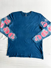 Image 2 of Watermelon Skull — Long Sleeve T-Shirt — X-Large