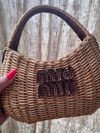 Image 3 of Wander wicker bag
