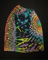 Image 3 of XL Bleach Reversed Mandala, Zig-Zag Honeycomb Spine & Scrunch