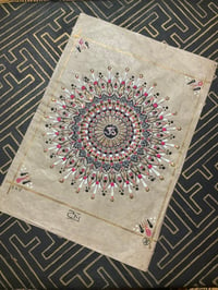 Image 1 of A4 Om mandala on Lokta paper