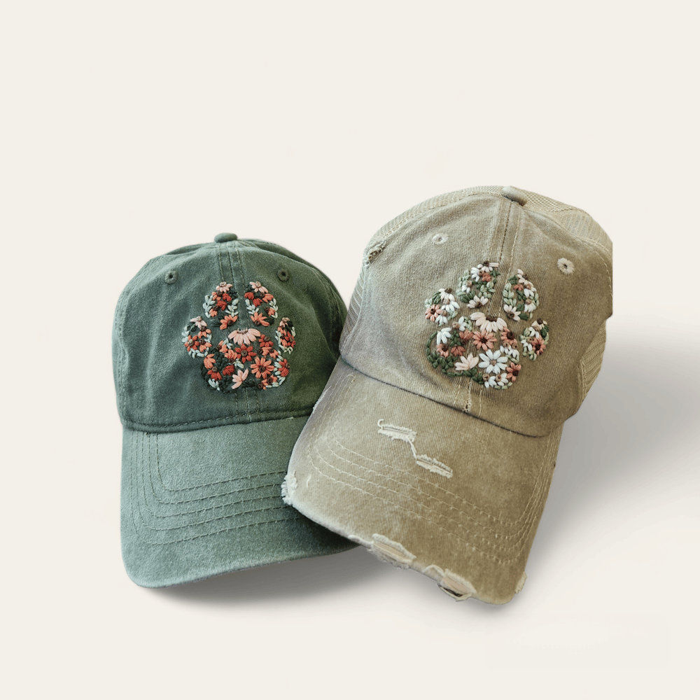 Image of Floral paw print