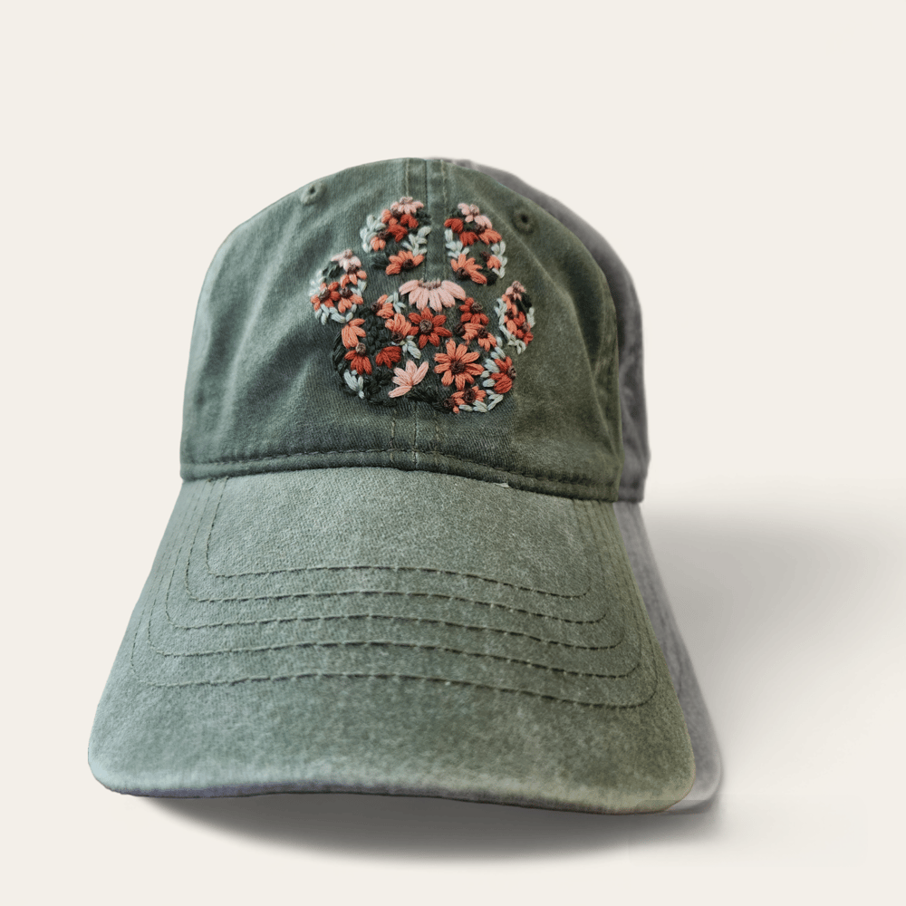 Image of Floral paw print