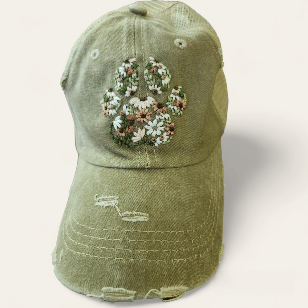 Image of Floral paw print