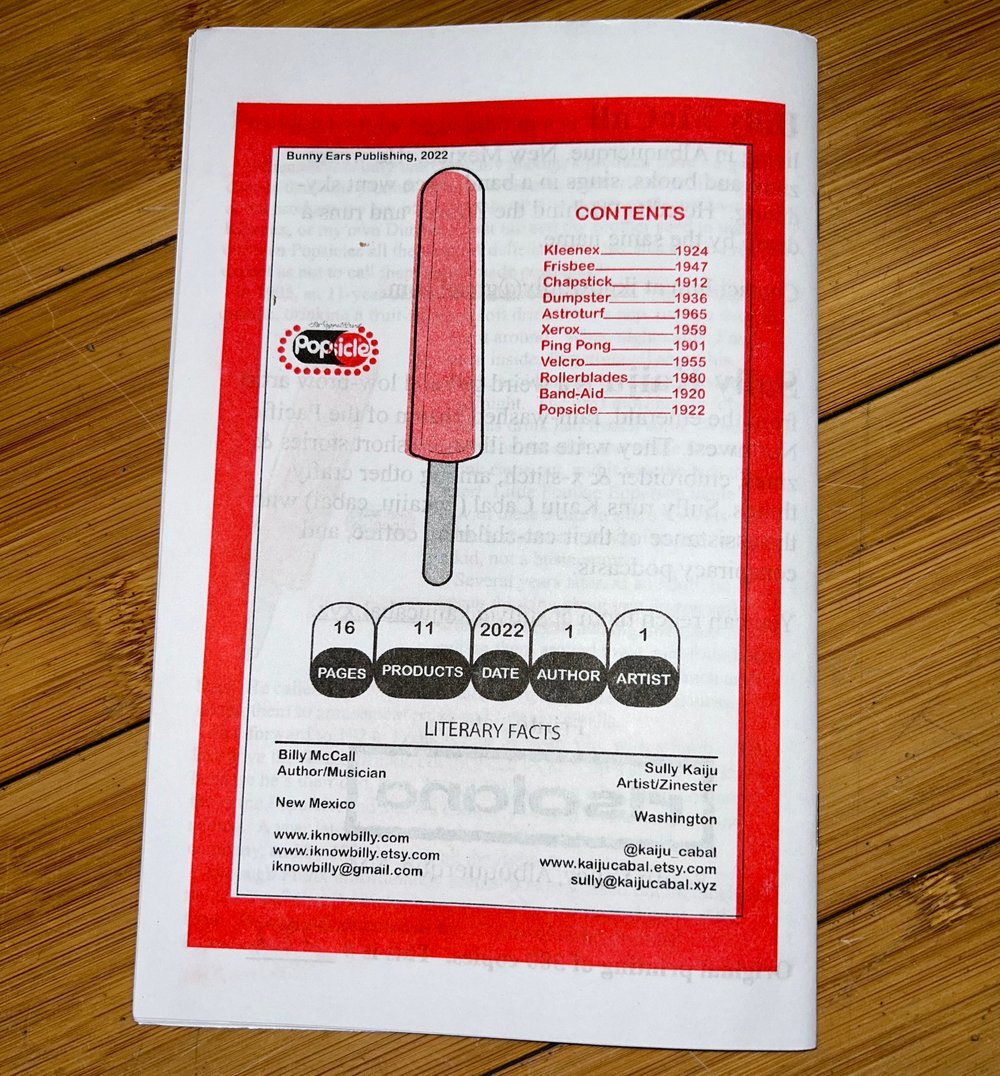 Image of BRAND NAMES: 11 Things You Didn't Know Where Trademarked (Riso Zine)