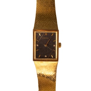 70s 14k gold seiko tank