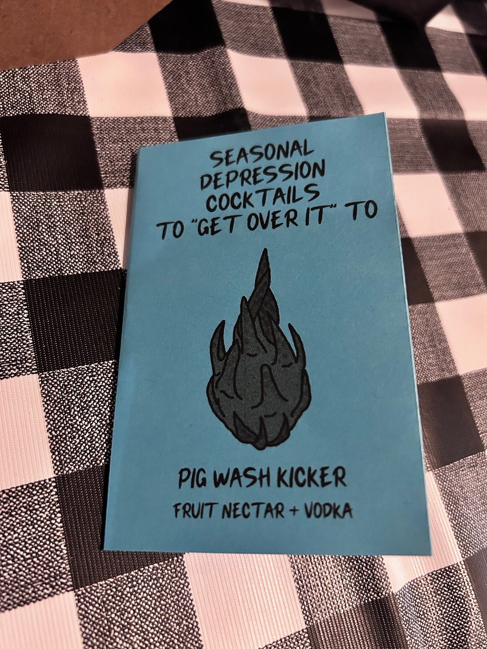 Image of FALL Seasonal Depression Cocktails to 'Get Over It' To Zine