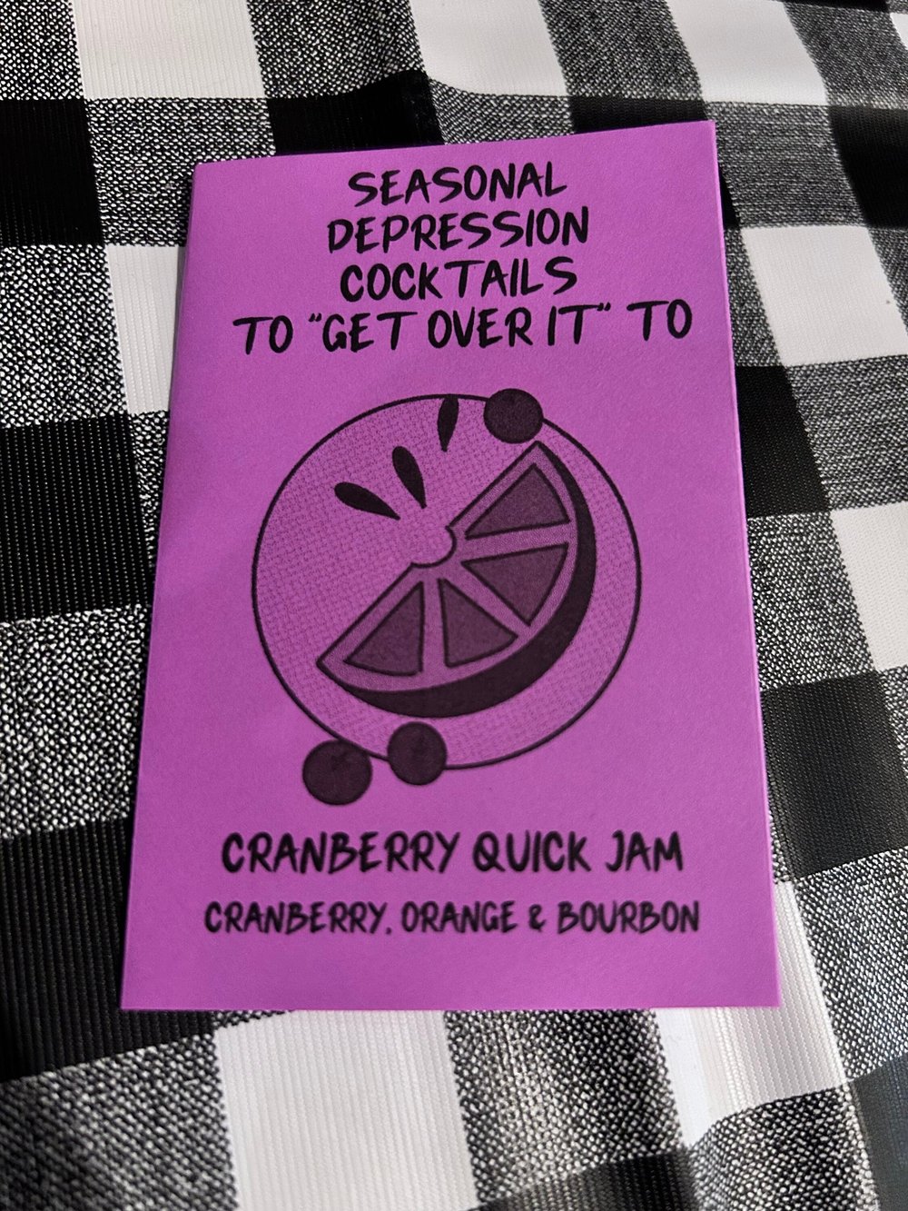 Image of FALL Seasonal Depression Cocktails to 'Get Over It' To Zine