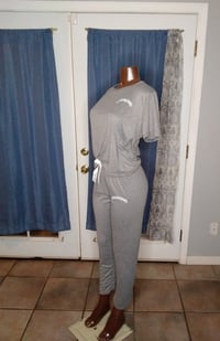 Image 4 of 3 PIECE PAJAMA SET WEEKEND TOP / SHORTS/ PANTS DARK GRAY