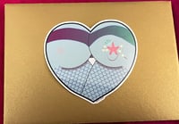 Image 2 of Mermaid Booty Heart Vinyl Sticker