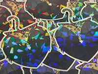 Image 2 of Black Cat Bone - Booty Heart Vinyl Sticker