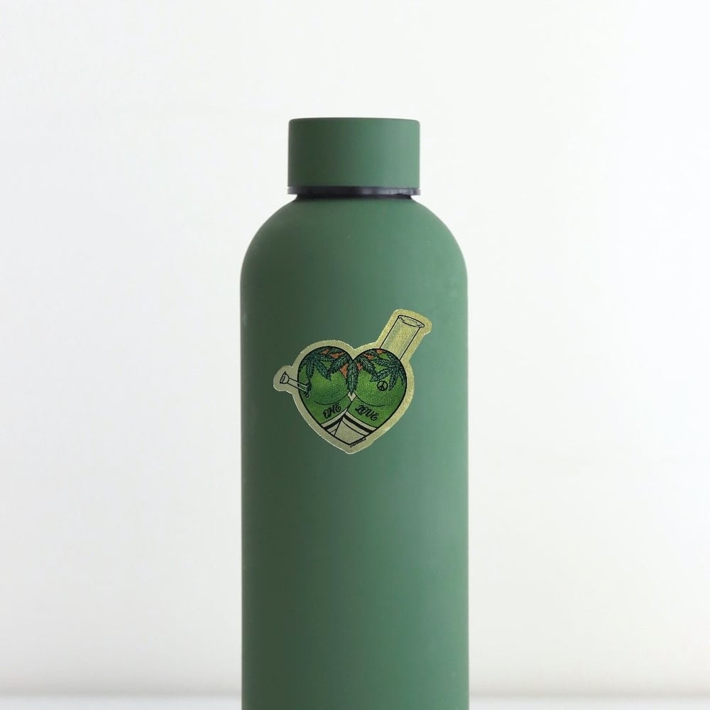Image of Buddy Booty Heart Vinyl Stickers