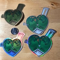 Image 1 of Buddy Booty Heart Vinyl Stickers