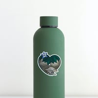 Image 2 of Oyster Forager Booty Heart Vinyl Sticker