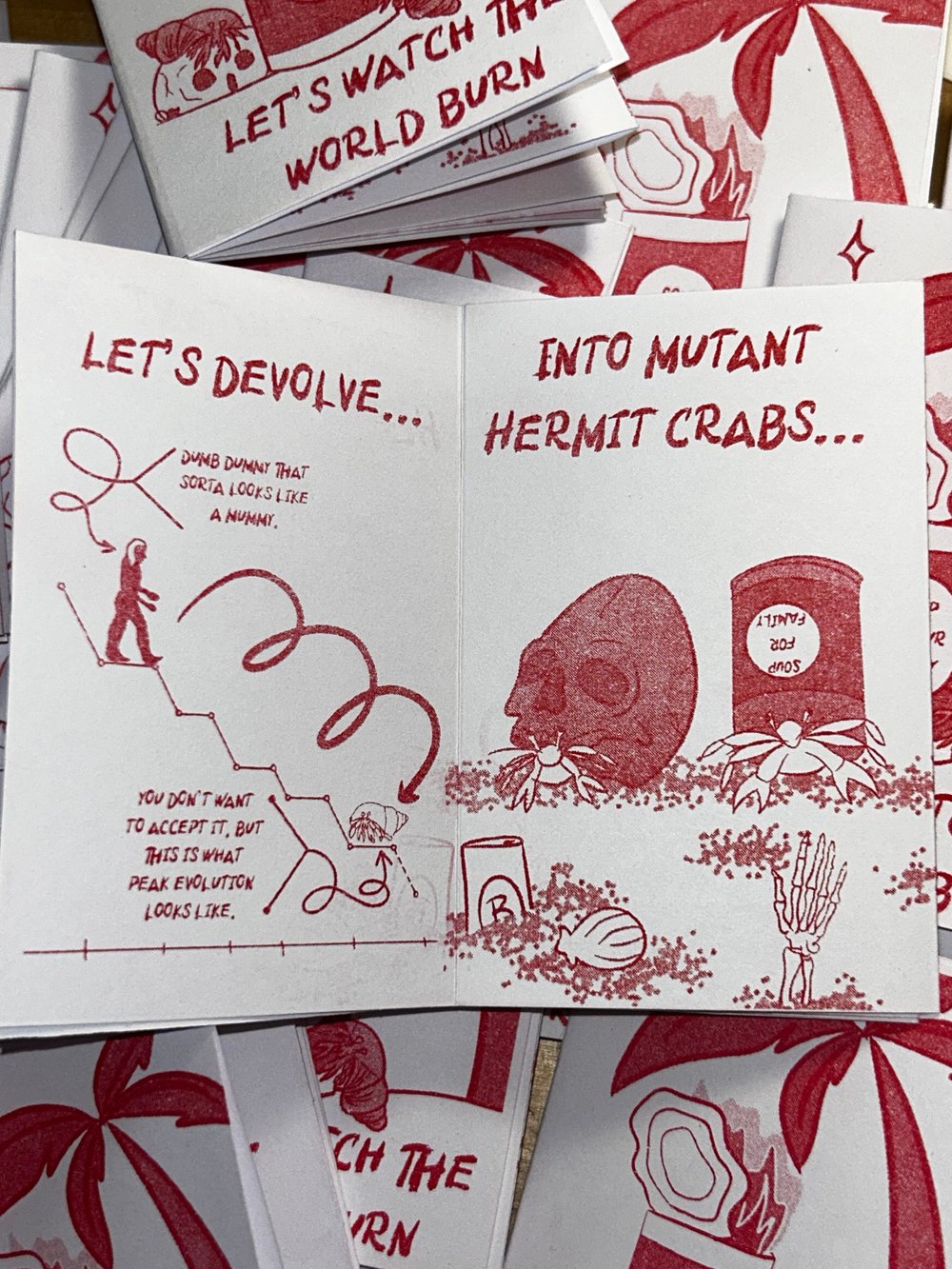 Image of Let's Watch The World Burn - Riso Zine