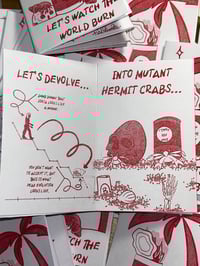 Image 2 of Let's Watch The World Burn - Mini Zine