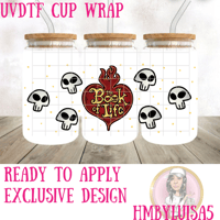 Exclusive The Book Of Life UVDTF cup wrap 